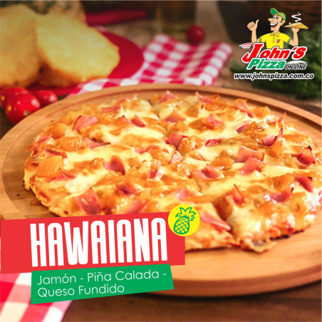 ´PIZZA MEDIANA HAWAIANA